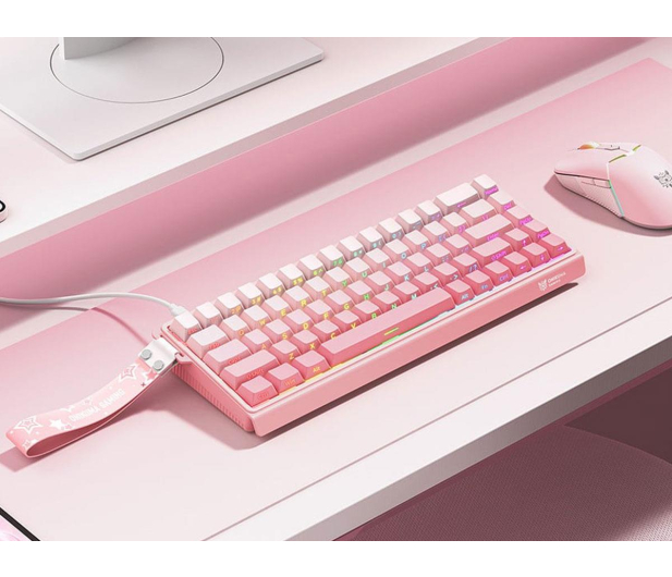 Onikuma G69 różowa qwerty - 1513707 - zdjęcie 5